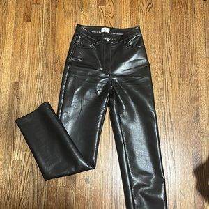 Aritzia Black Wilfred Melina Pant